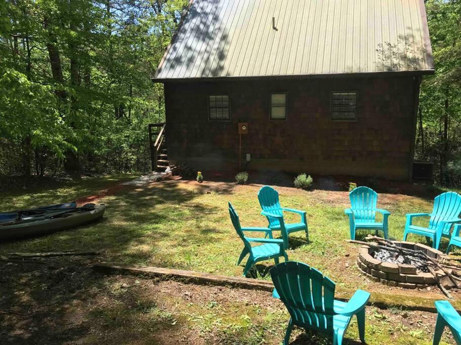 Cabin Fever On Cartecay River Ellijay Exterior photo